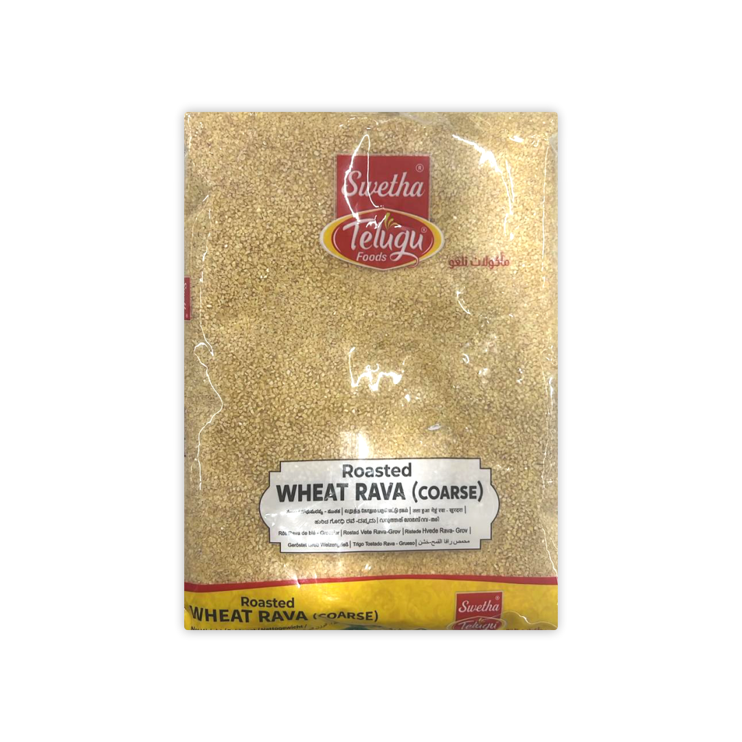 SWETHA ROASTED WHEAT RAVA ( COARSE ) – New Indian Supermarket, Tracy