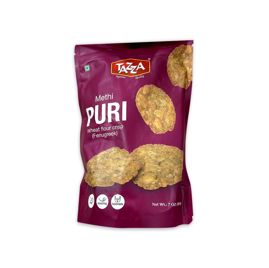 TAZZA METHI PURI WHEAT CRISP (FENUGREEK)