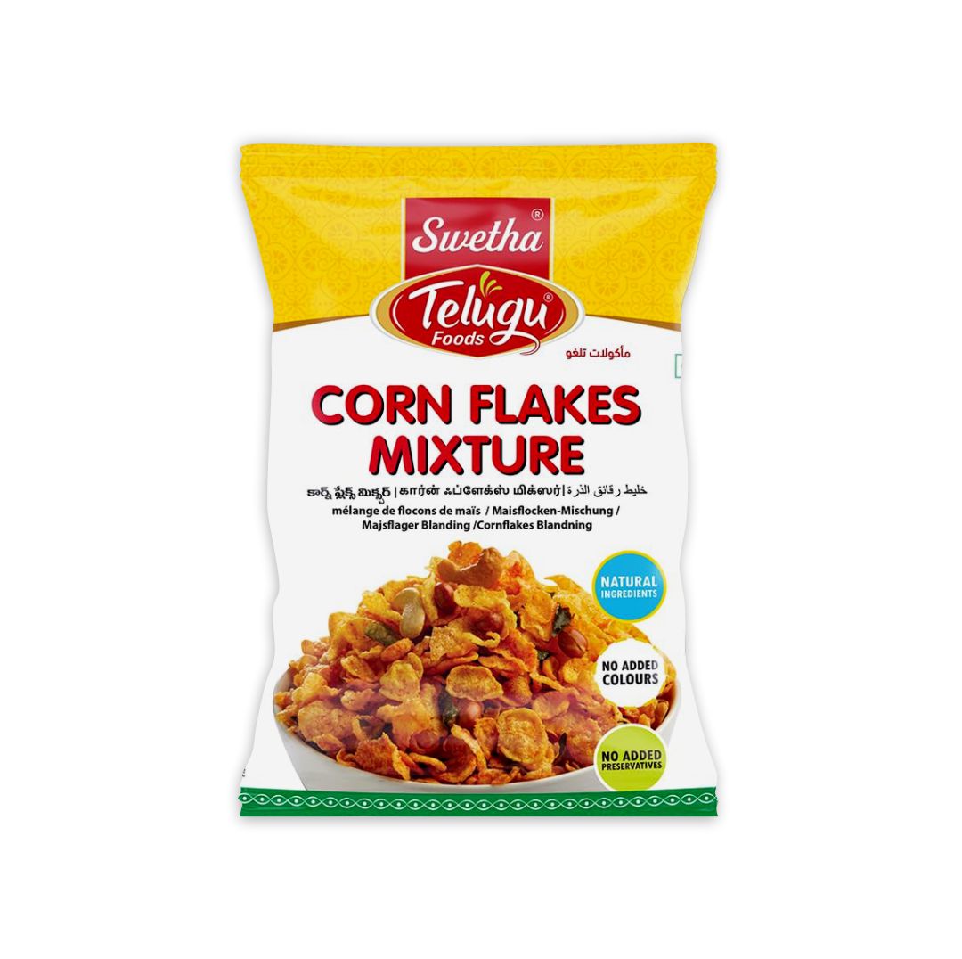 TELUGU FOODS CORN FLAKES MIXTURE – New Indian Supermarket, Tracy
