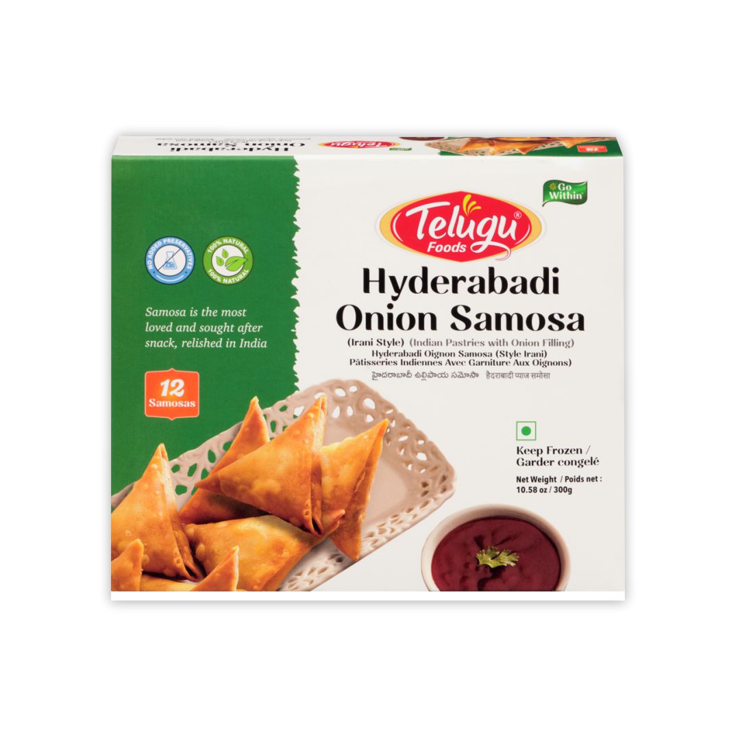 TELUGU FOODS HYDERABADI ONION SAMOSA