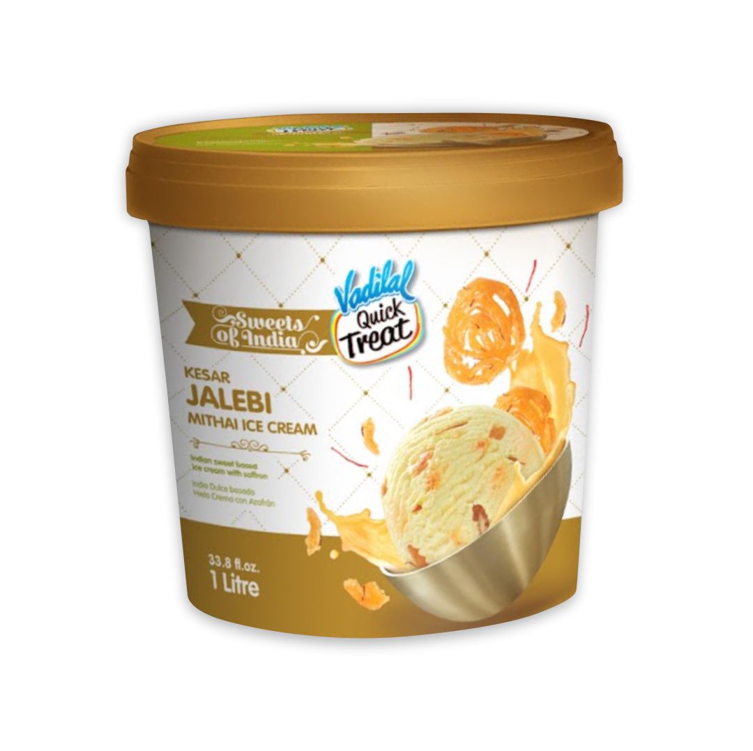 VADILAL KESAR JALEBI MITHAI ICE CREAM