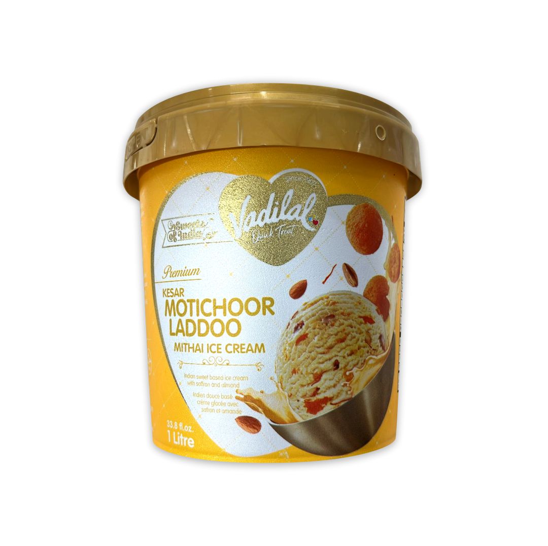 VADILAL KESAR MOTICHOOR LADDOO MITHAI ICE CREAM