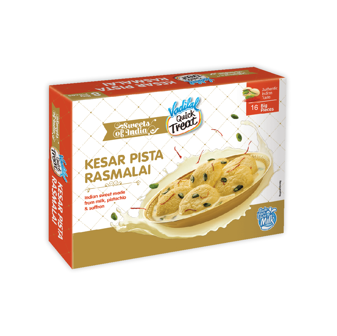 VADILAL KESAR PISTA RASMALAI 16PCS