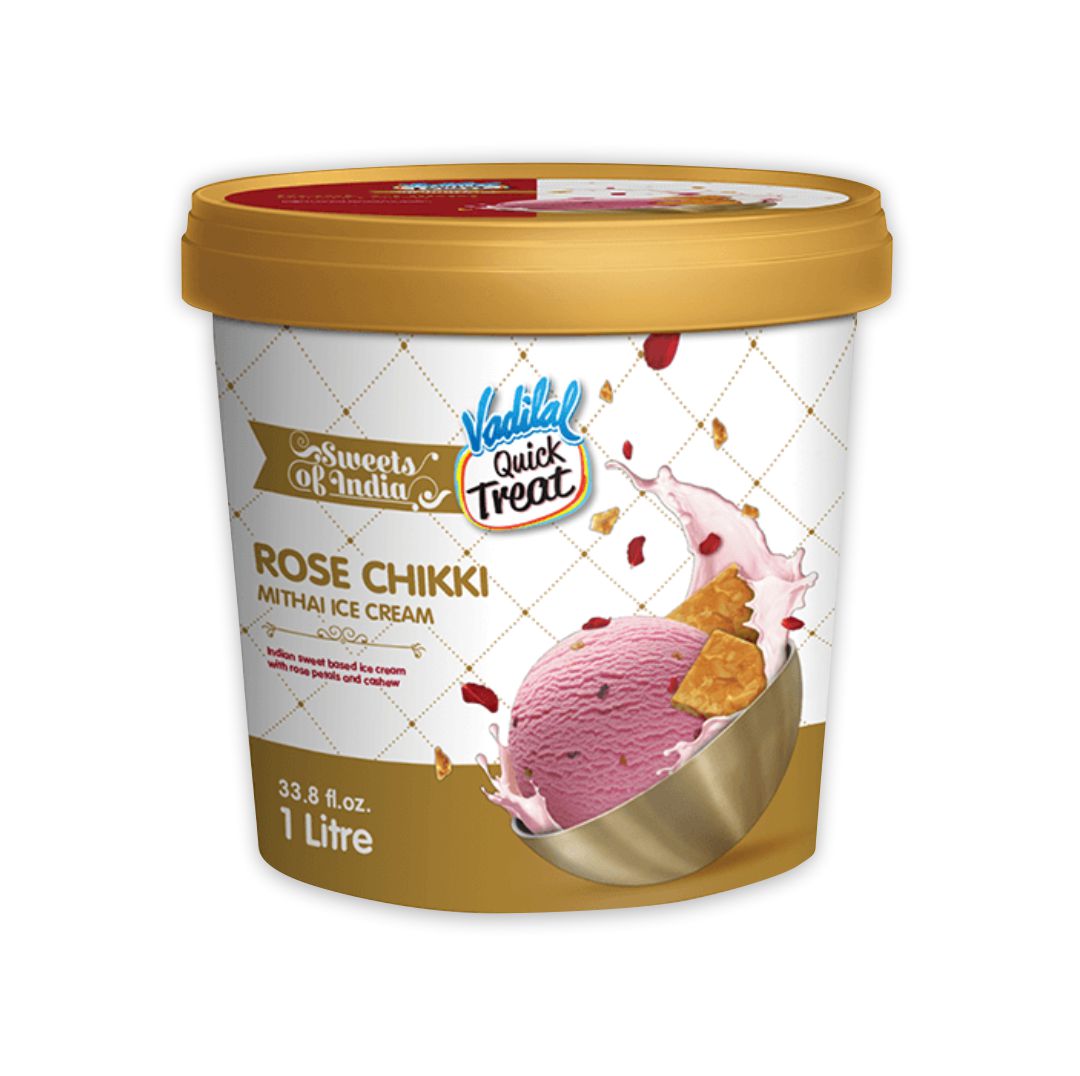 VADILAL ROSE CHIKKI ICE CREAM