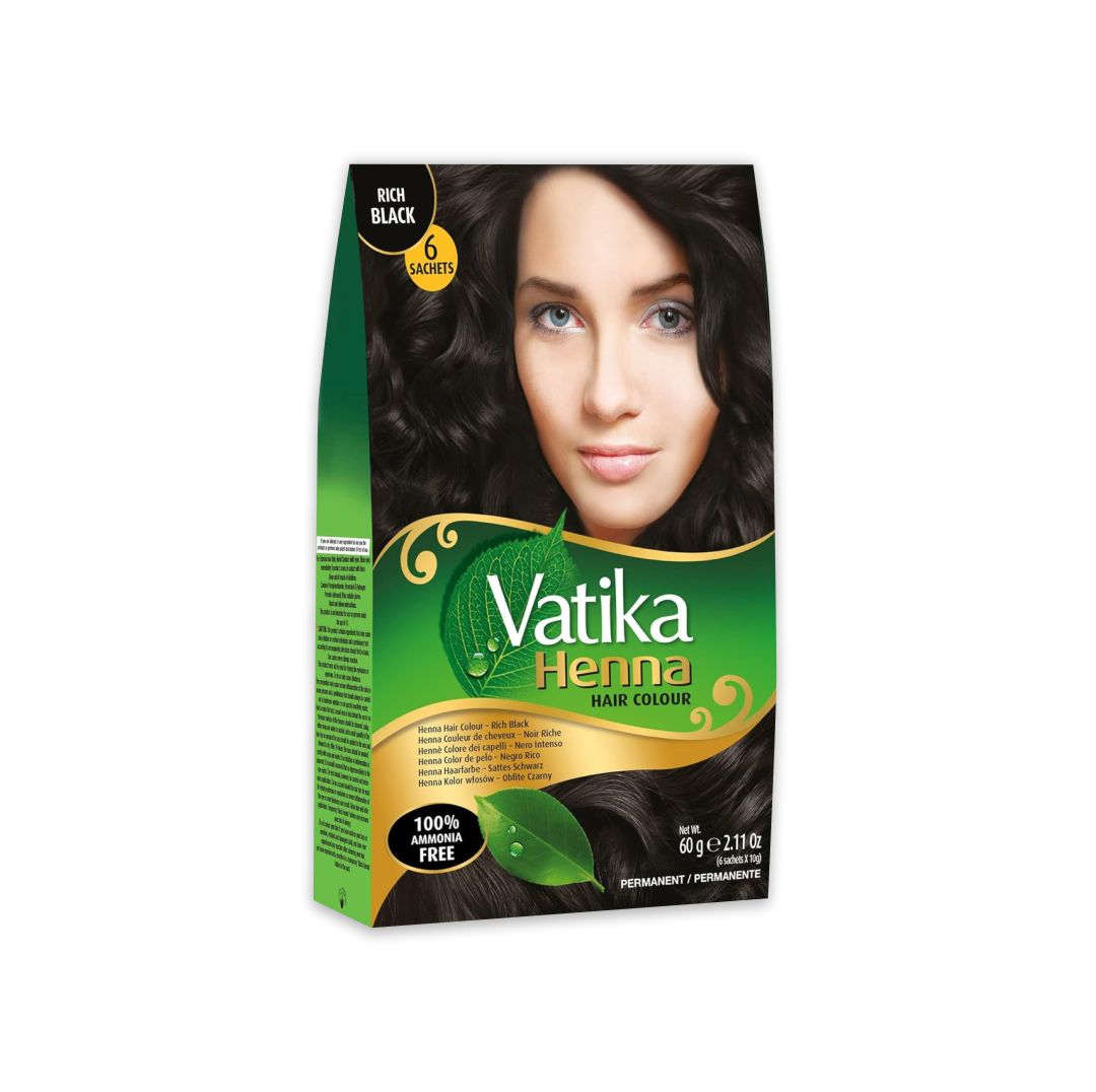 VATIKA HENNA HAIR COLOR RICH BLACK