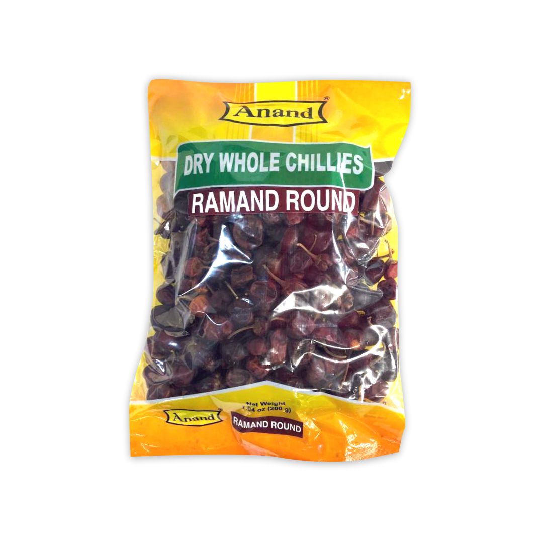 ANAND DRY WHOLE CHILLIES RAMAND ROUND