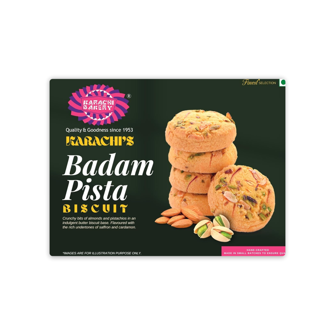 KARACHI BAKERY BADAM PISTA BISCUITS