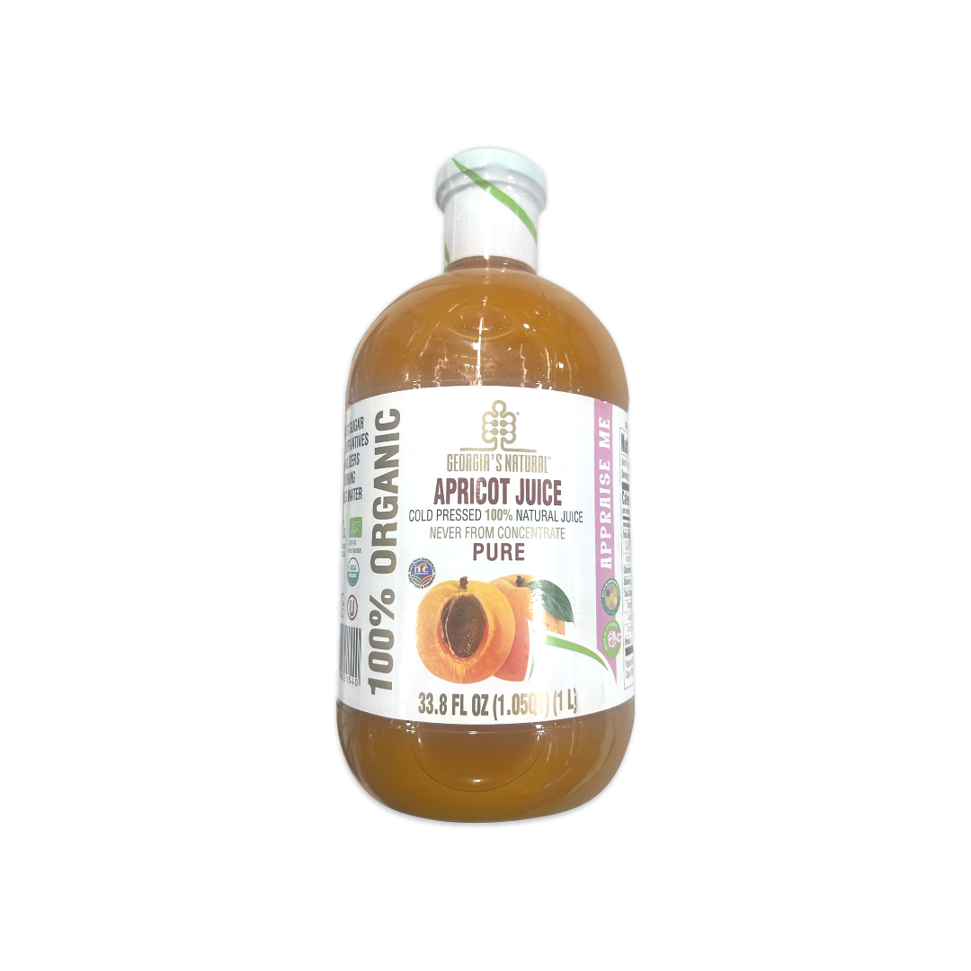 GEORGIA'S NATURAL ORGANIC APRICOT JUICE PURE