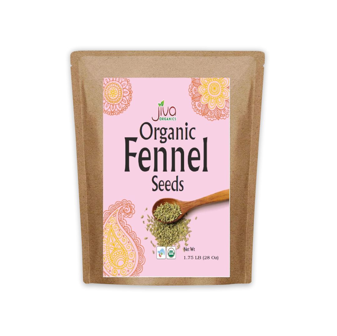 JIVA ORGANICS ORGANIC FENNEL SEEDS