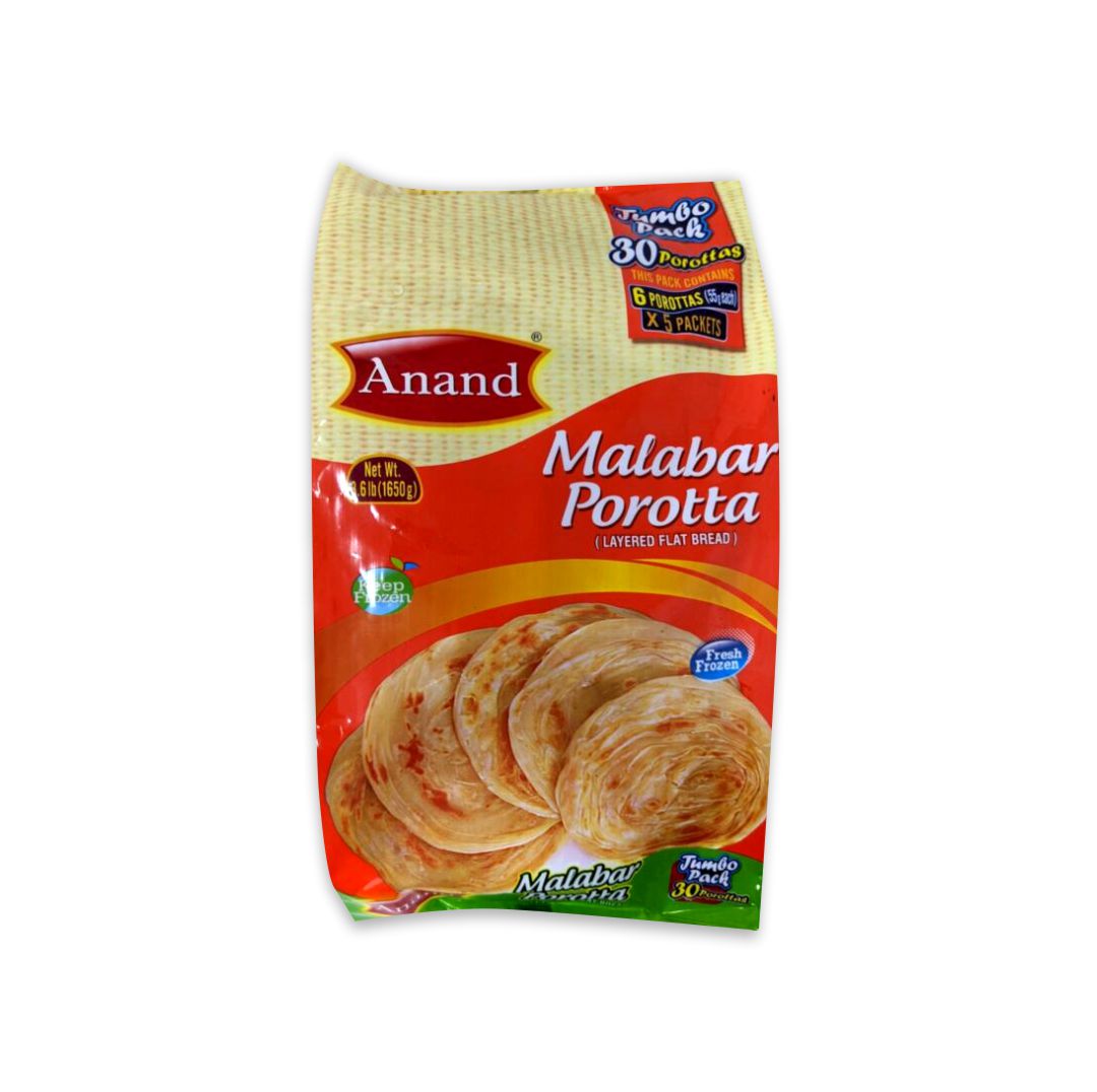 ANAND MALABAR PAROTTA ( LAYERED FLAT BREAD ) JUMBO PACK (55g Each)