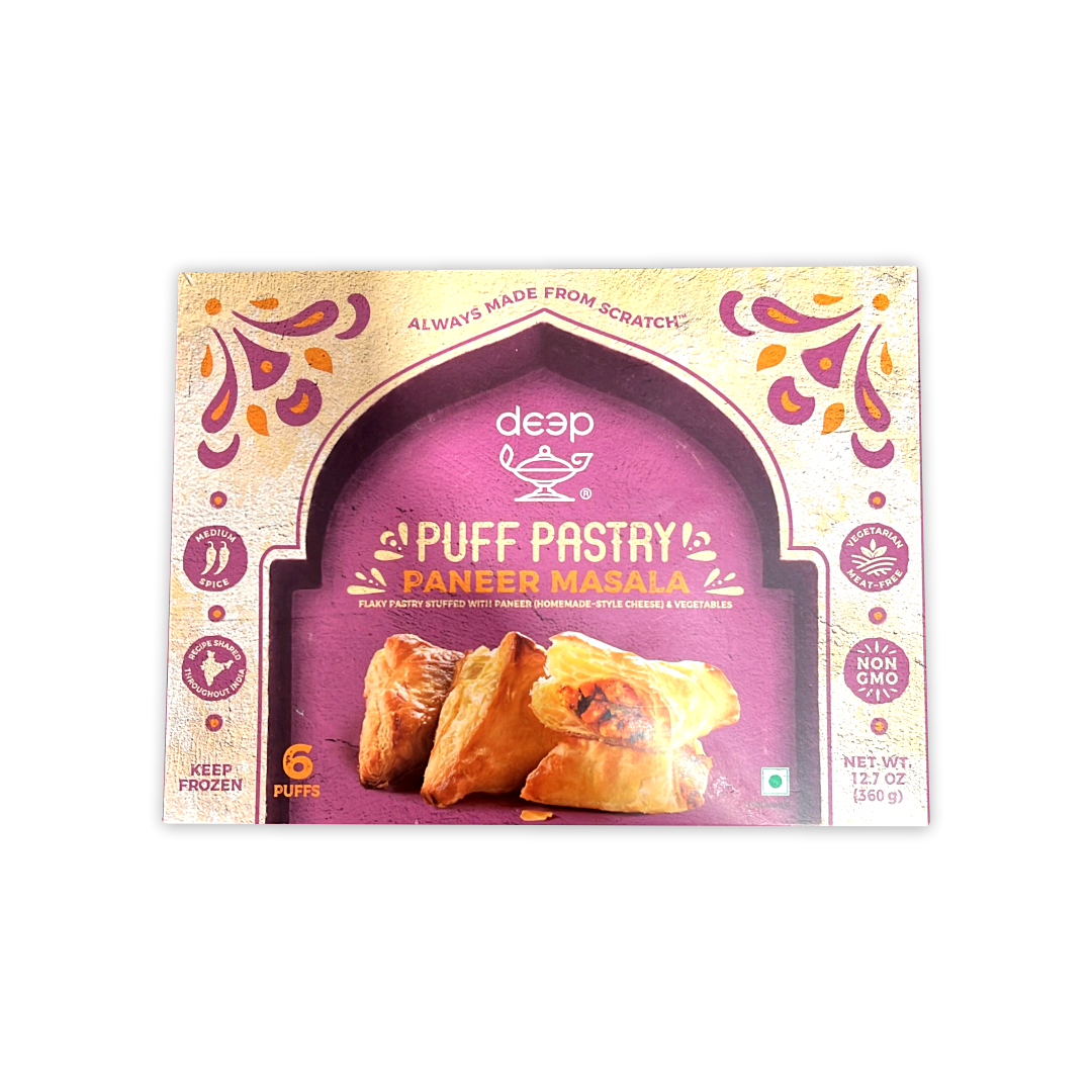 DEEP PUFF PASTRY PANEER MASALA 6PCS