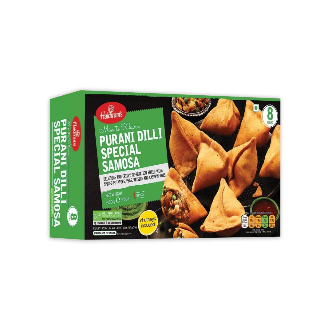 HALDIRAMS MINUTE KHANA PURANI DILLI SPECIAL SAMOSA 8PCS