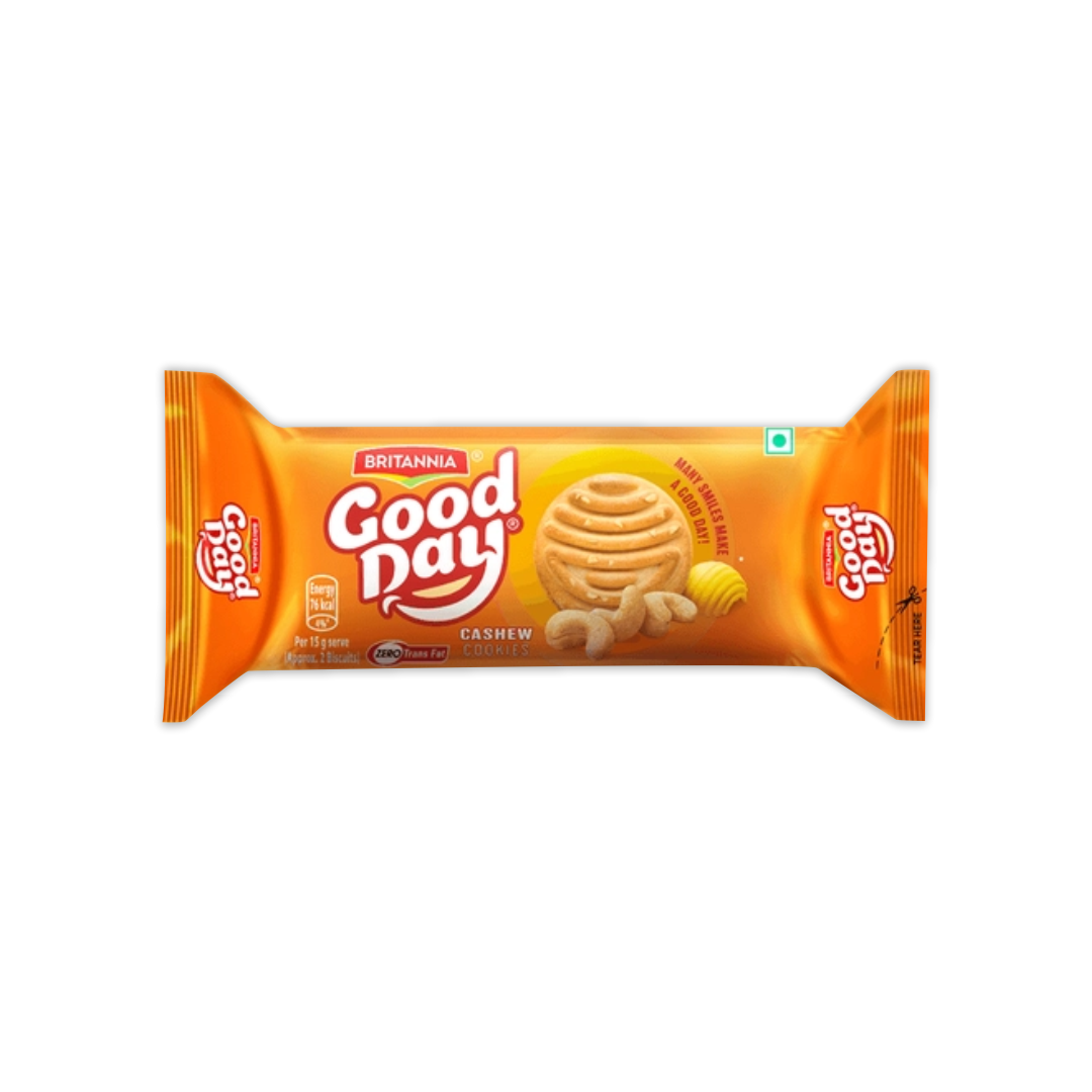 BRITANNIA GOOD DAY CASHEW COOKIES