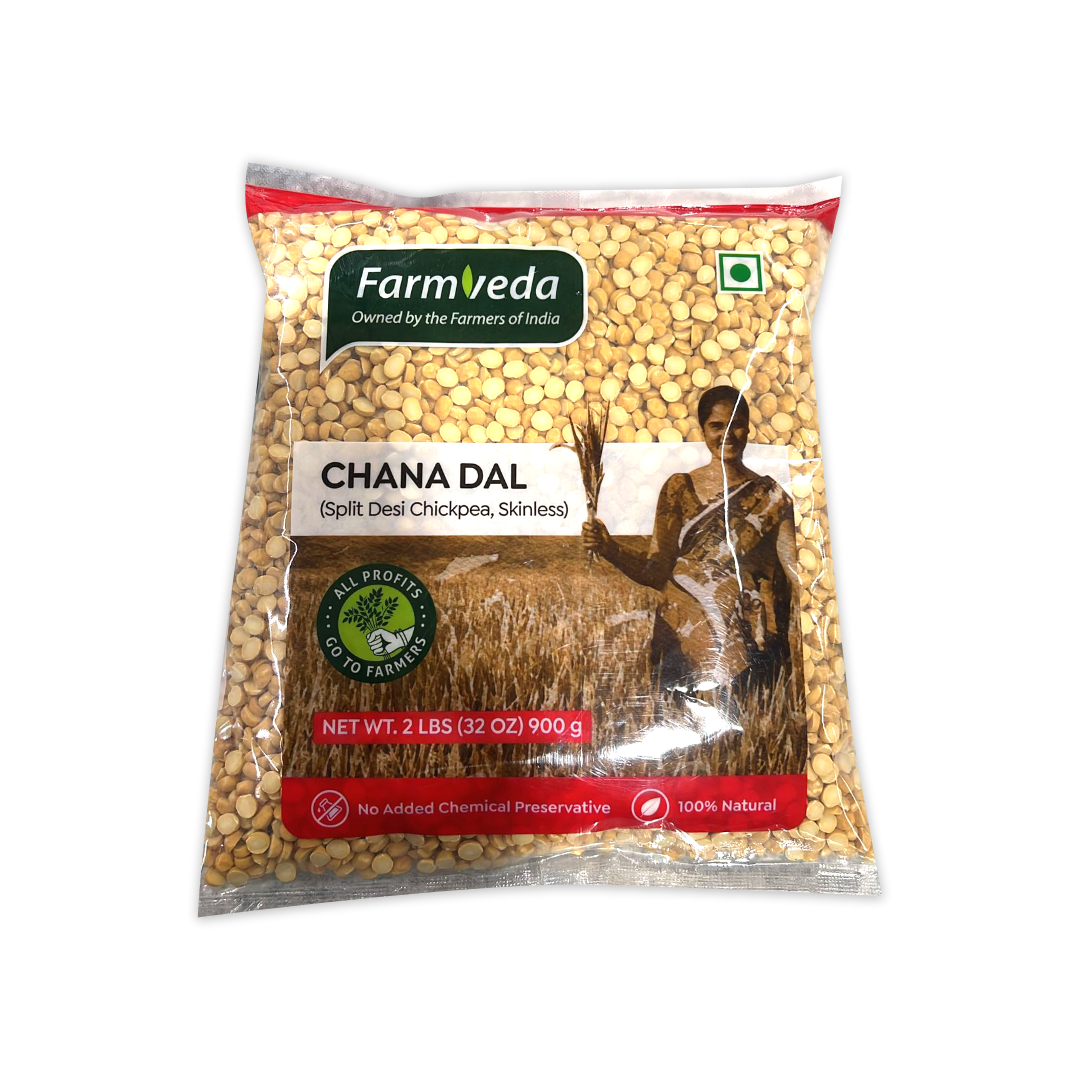 FARMVEDA CHANA DAL (SPLIT DESI CHICKPEA SKINLESS)