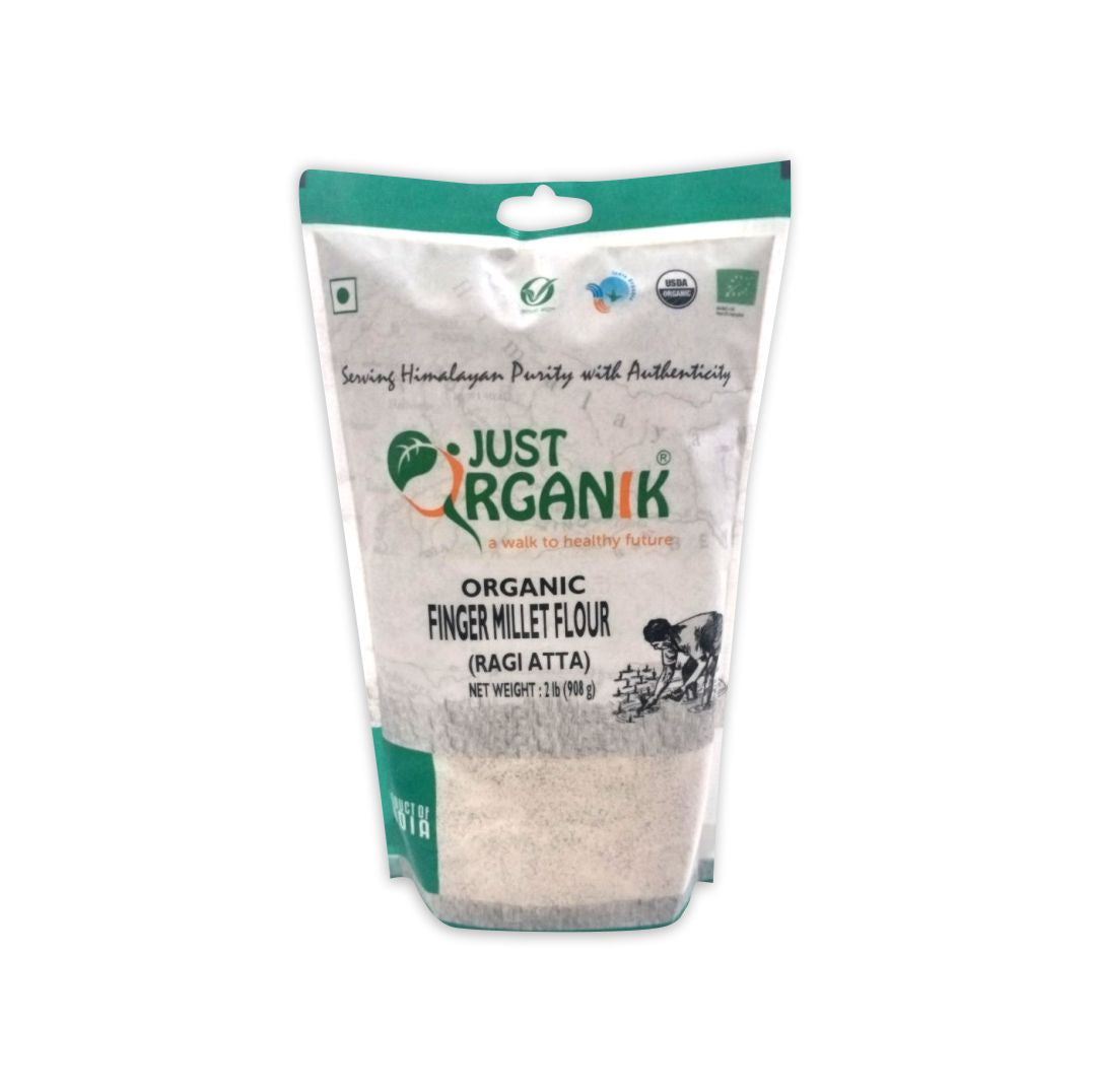 JUST ORGANIK FINGER MILLET FLOUR RAGI ATTA