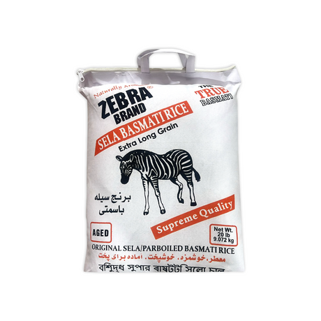 ZEBRA BRAND SUPREME SELLA BASMATI RICE
