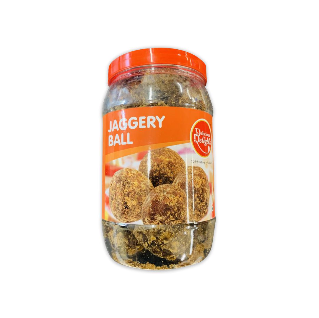 Delicious Delight Jaggery Ball - Sweet and chewy jaggery balls made with natural ingredients, perfect for a nutritious snack or dessert.