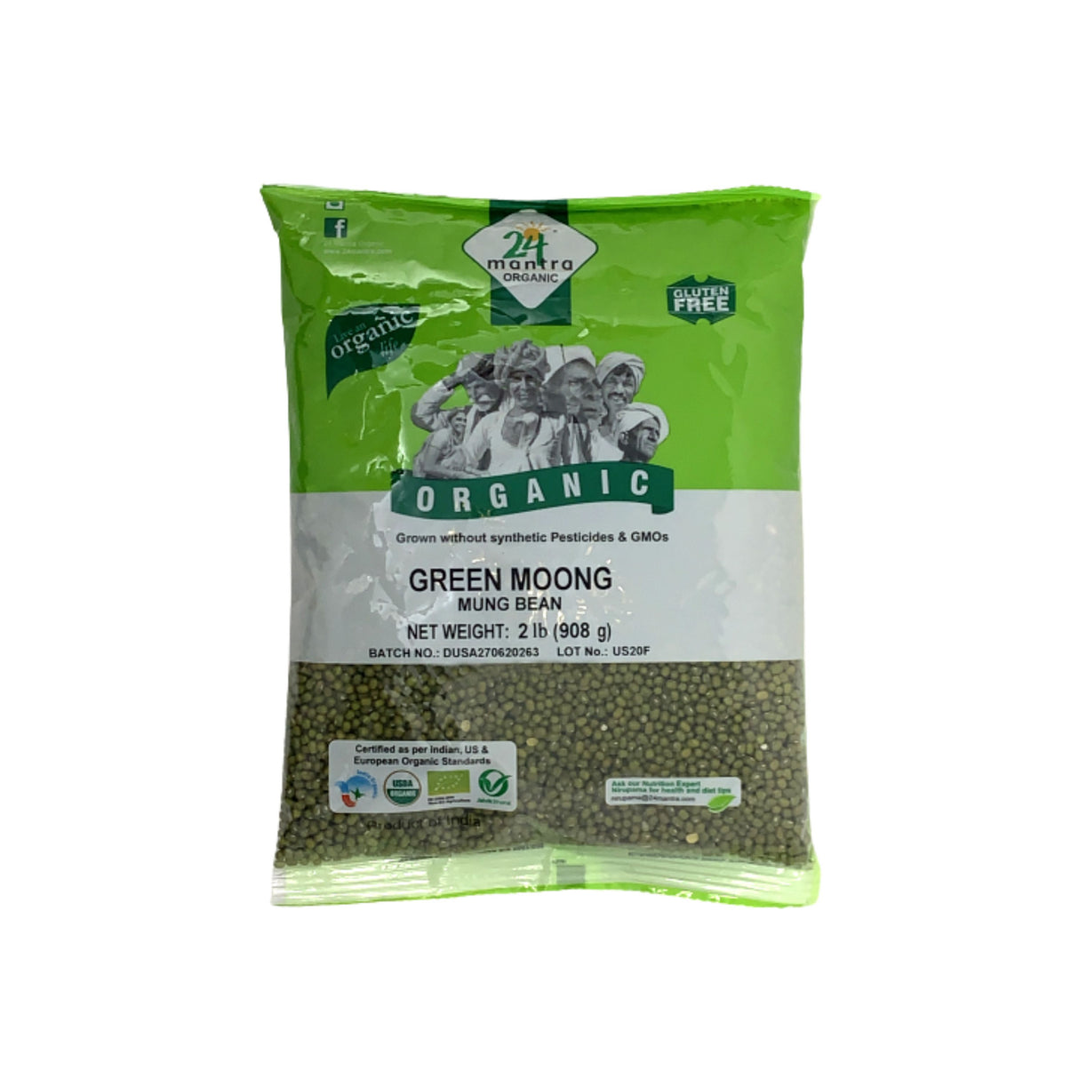 24 MANTRA ORGANIC GREEN MOONG BEANS