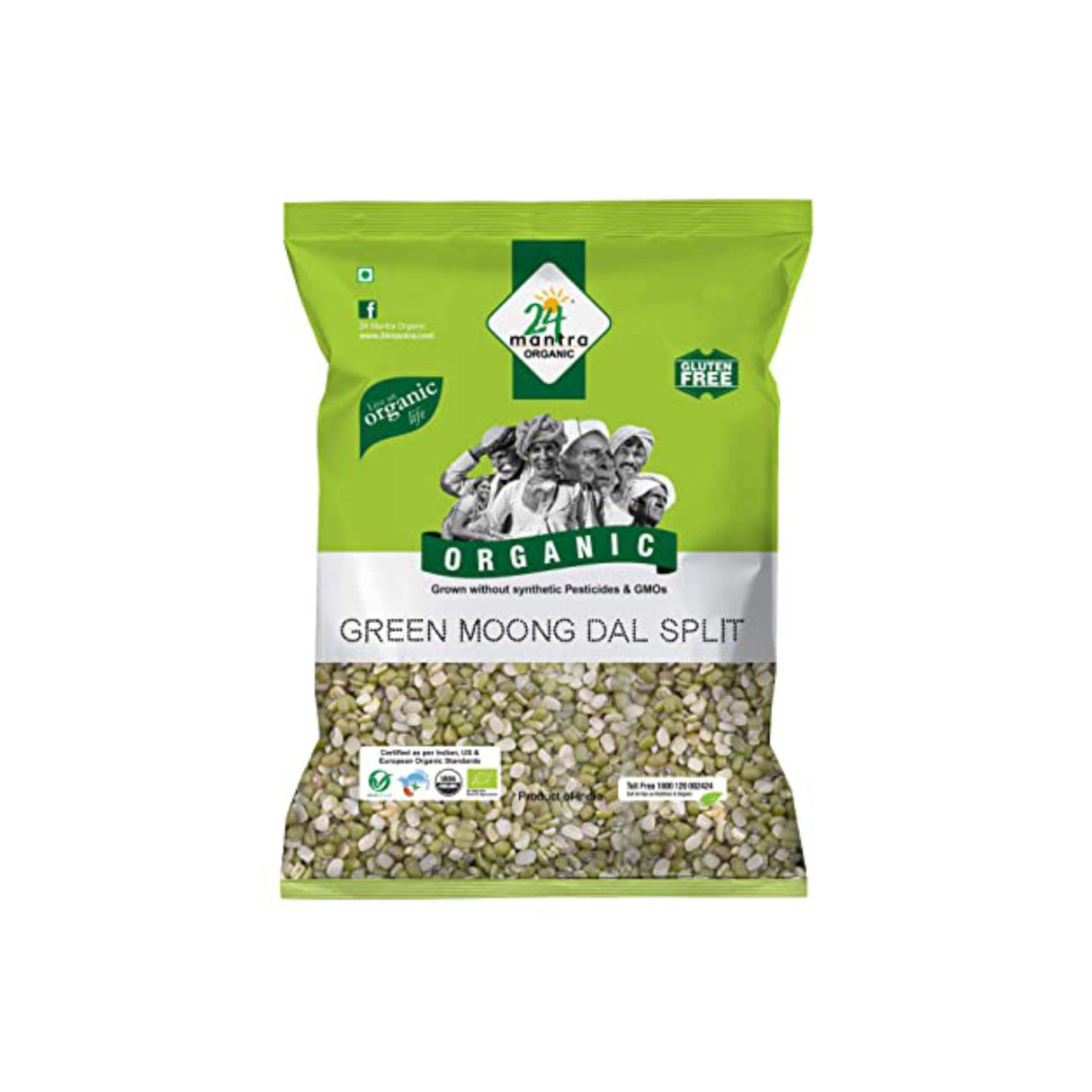 24 MANTRA ORGANIC GREEN MOONG SPLIT