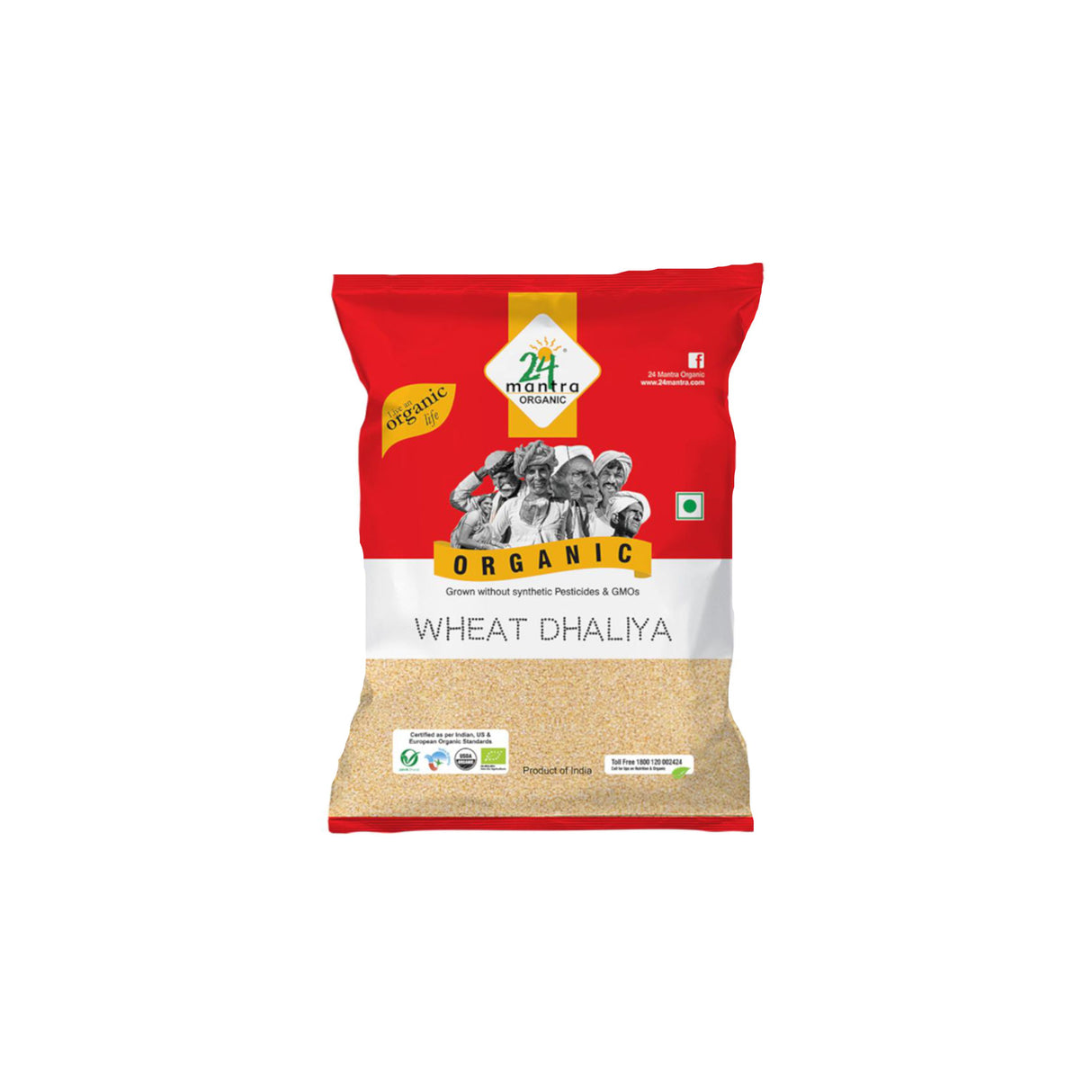 24 MANTRA ORGANIC WHEAT DHALIYA