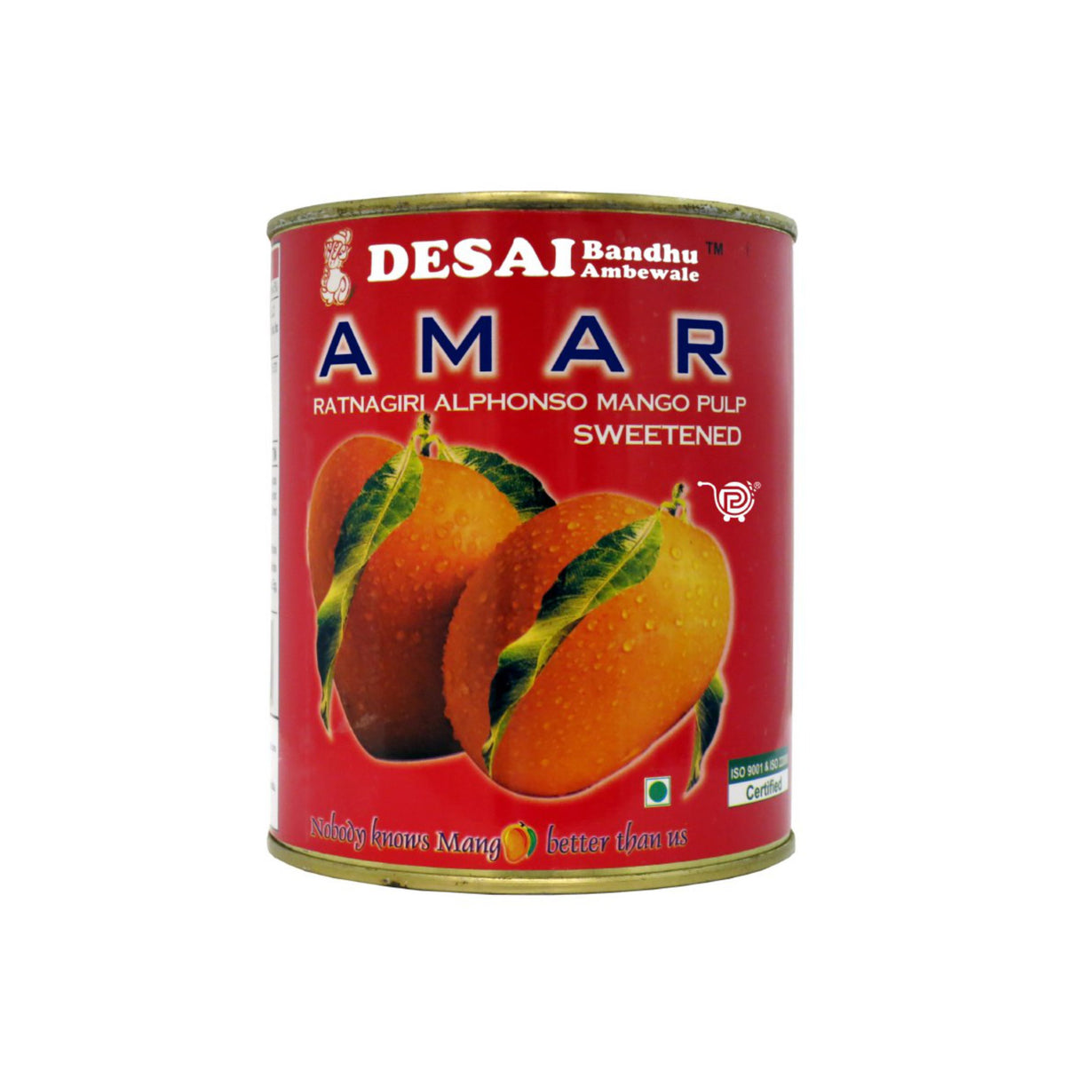 AMAR RATNAGIRI ALPHANSO MANGO PULP SWEETEND