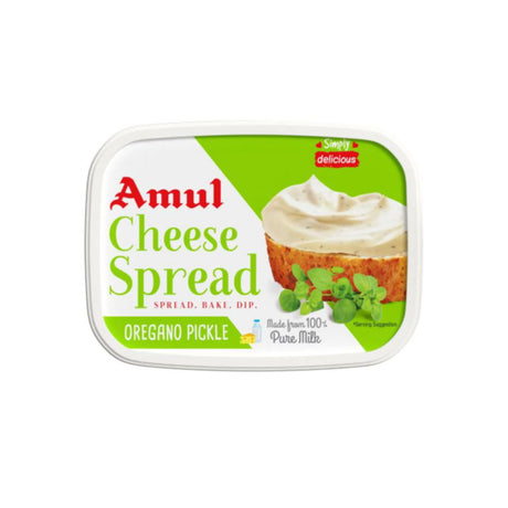 AMUL CHEESE SPREAD OREGANO PICKLE