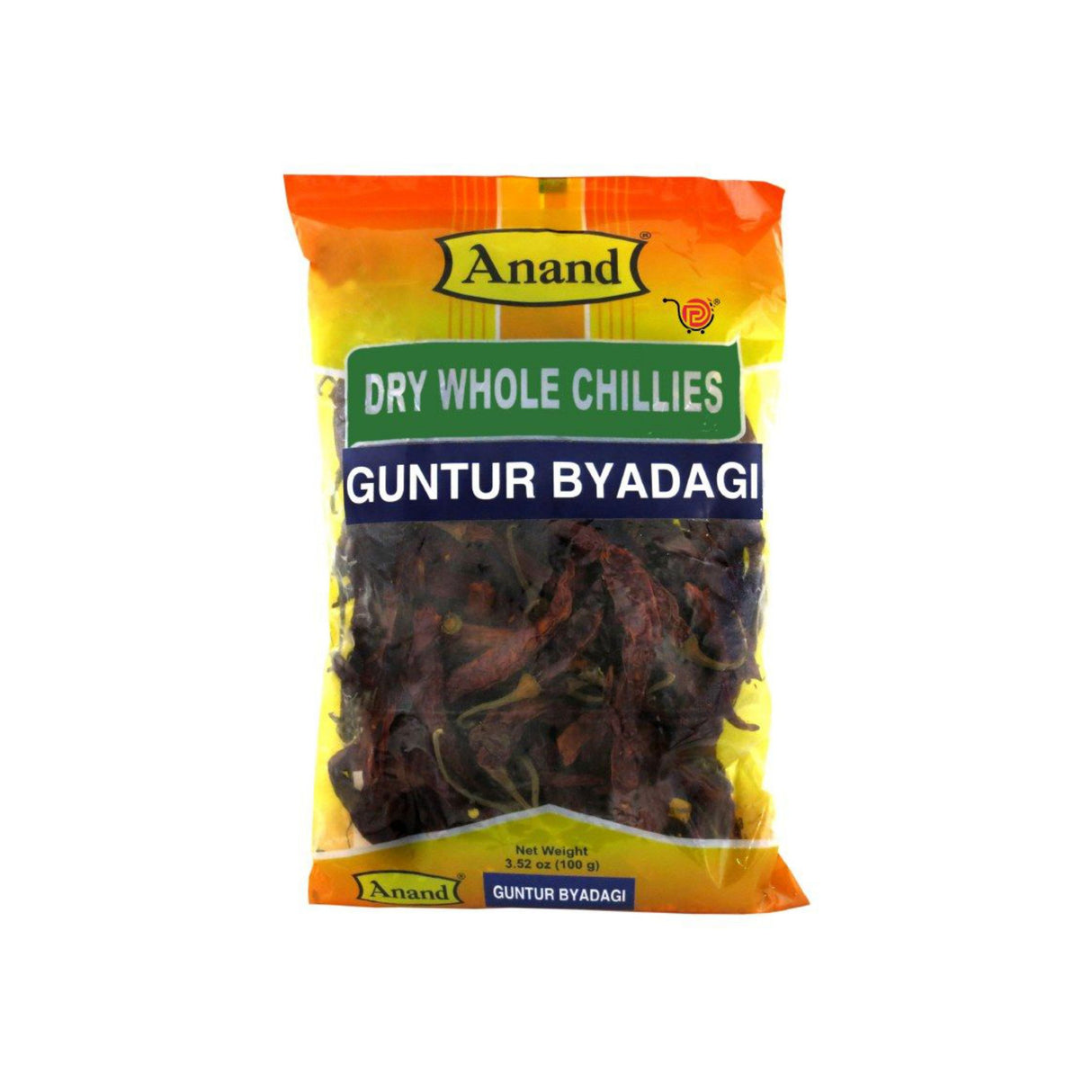 ANAND GANTUR BYADAGI DRY WHOLE CHILLIES (400GM)