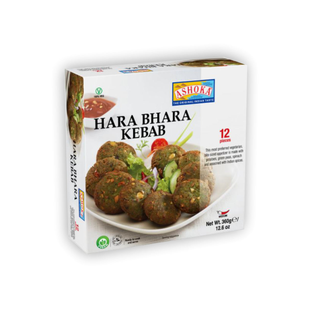 ASHOKA HARA BHARA KEBAB 12PCS