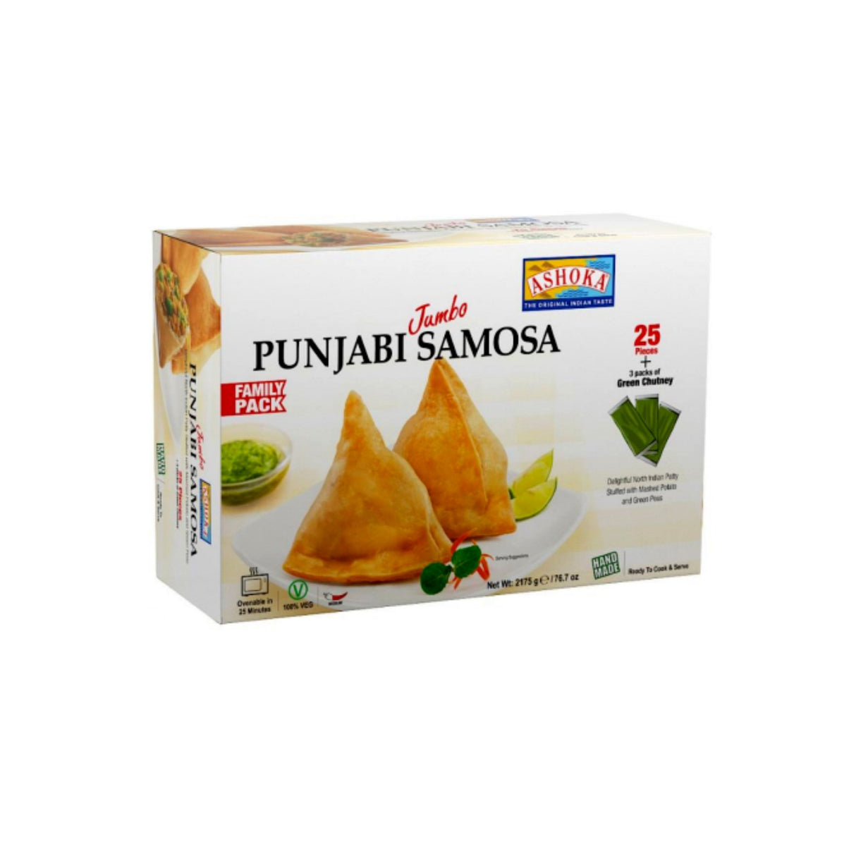 ASHOKA JUMBO PUNJABI SAMOSA 25PCS