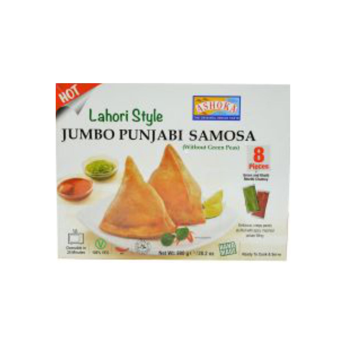 ASHOKA LAHORI STYLE JUMBO PUNJABI SAMOSA 25PCS