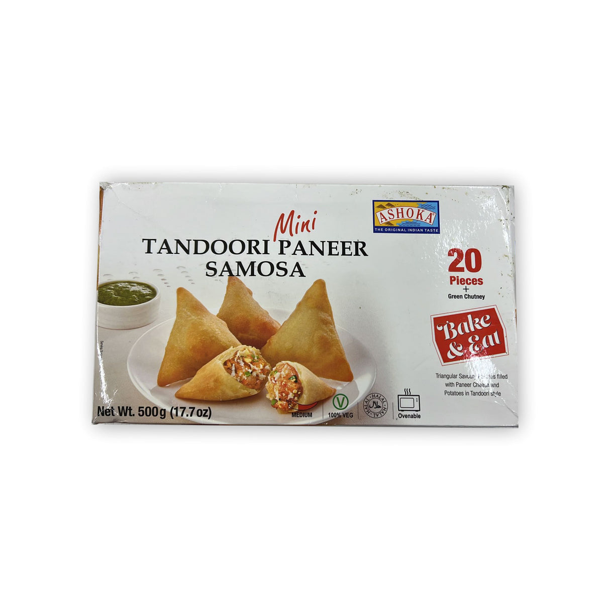 ASHOKA MINI TANDOORI PANEER SAMOSA 20PCS