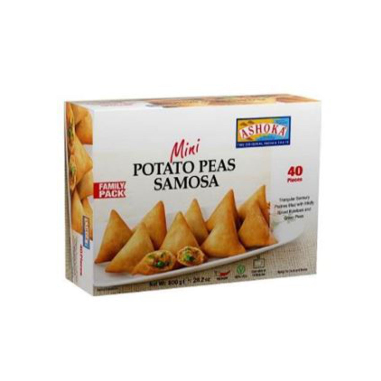 ASHOKA POTATO PEAS SAMOSA 40PCS