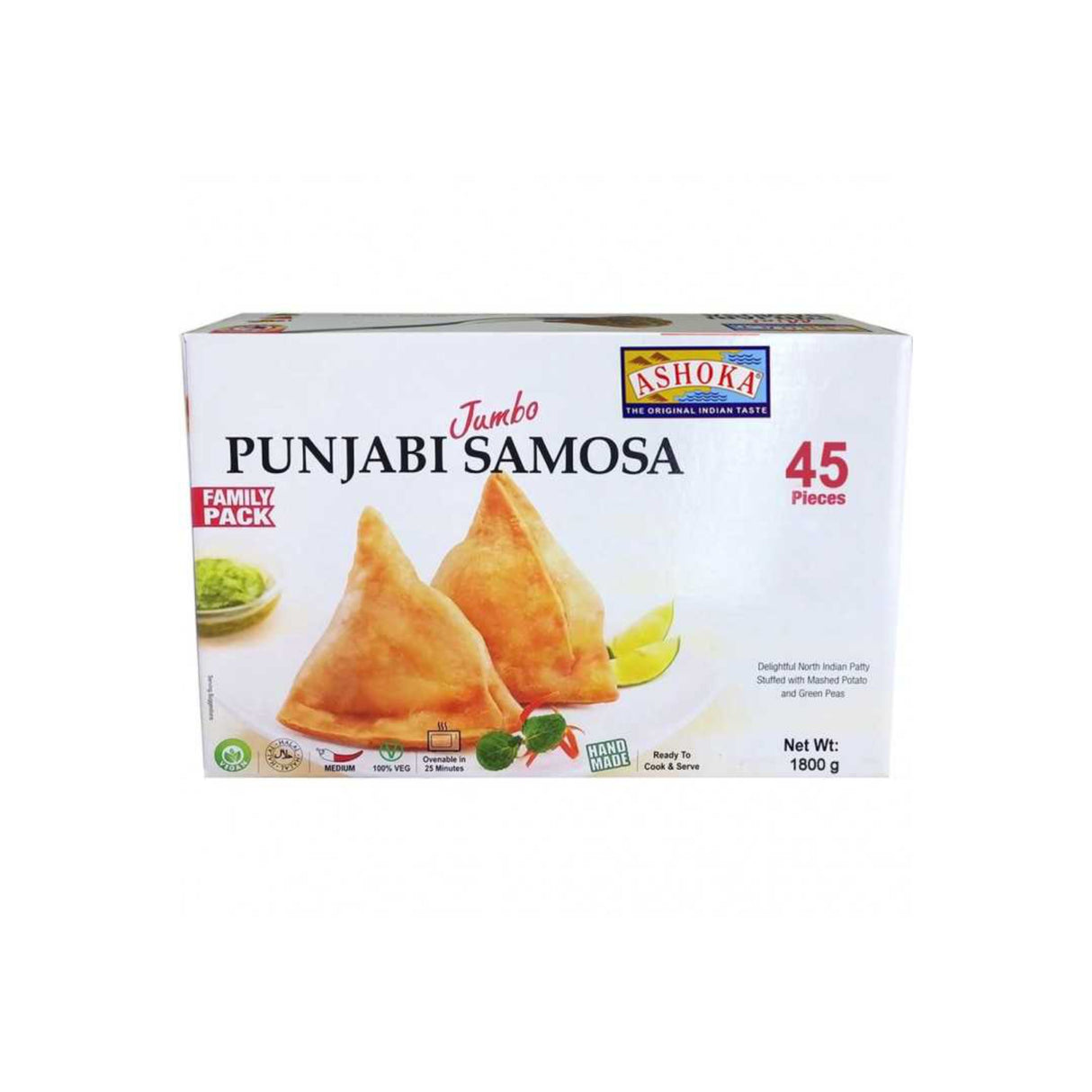 ASHOKA PUNJABI SAMOSA 45PCS