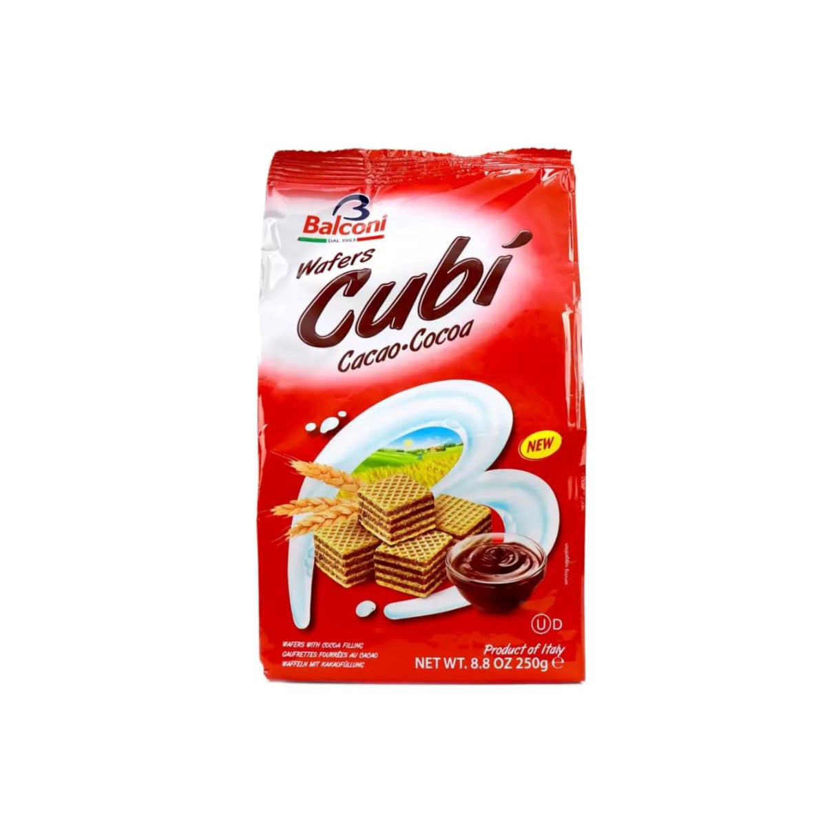 BALCONI CUBI WAFERS CACAO COCOA