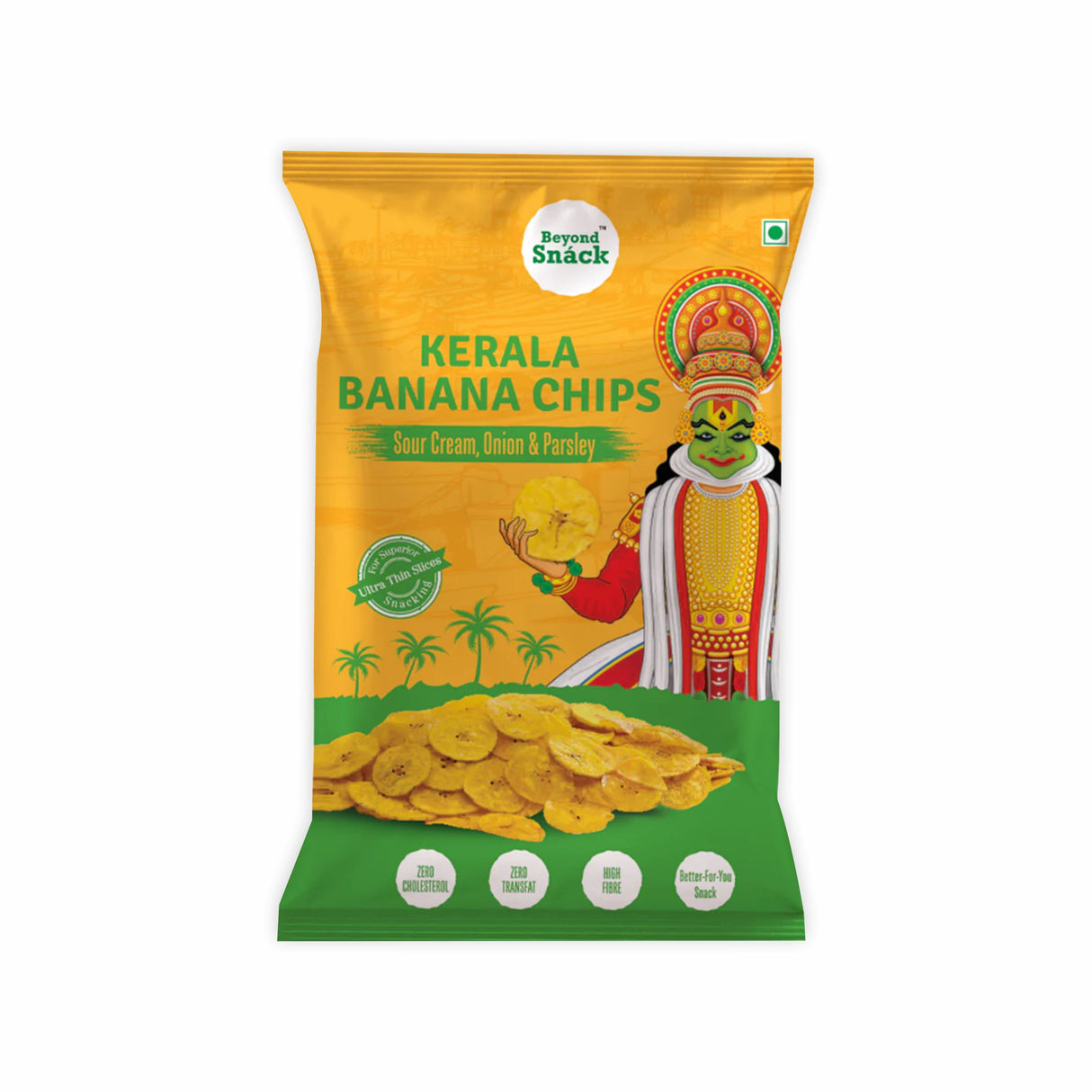 BEYOND SNACKS KERALA BANANA CHIPS SOUR CREAM, ONION & PARSLEY