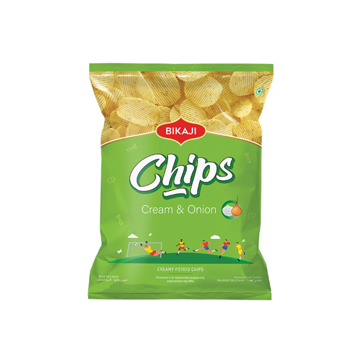 BIKAJI CHIPS CREAM & ONION