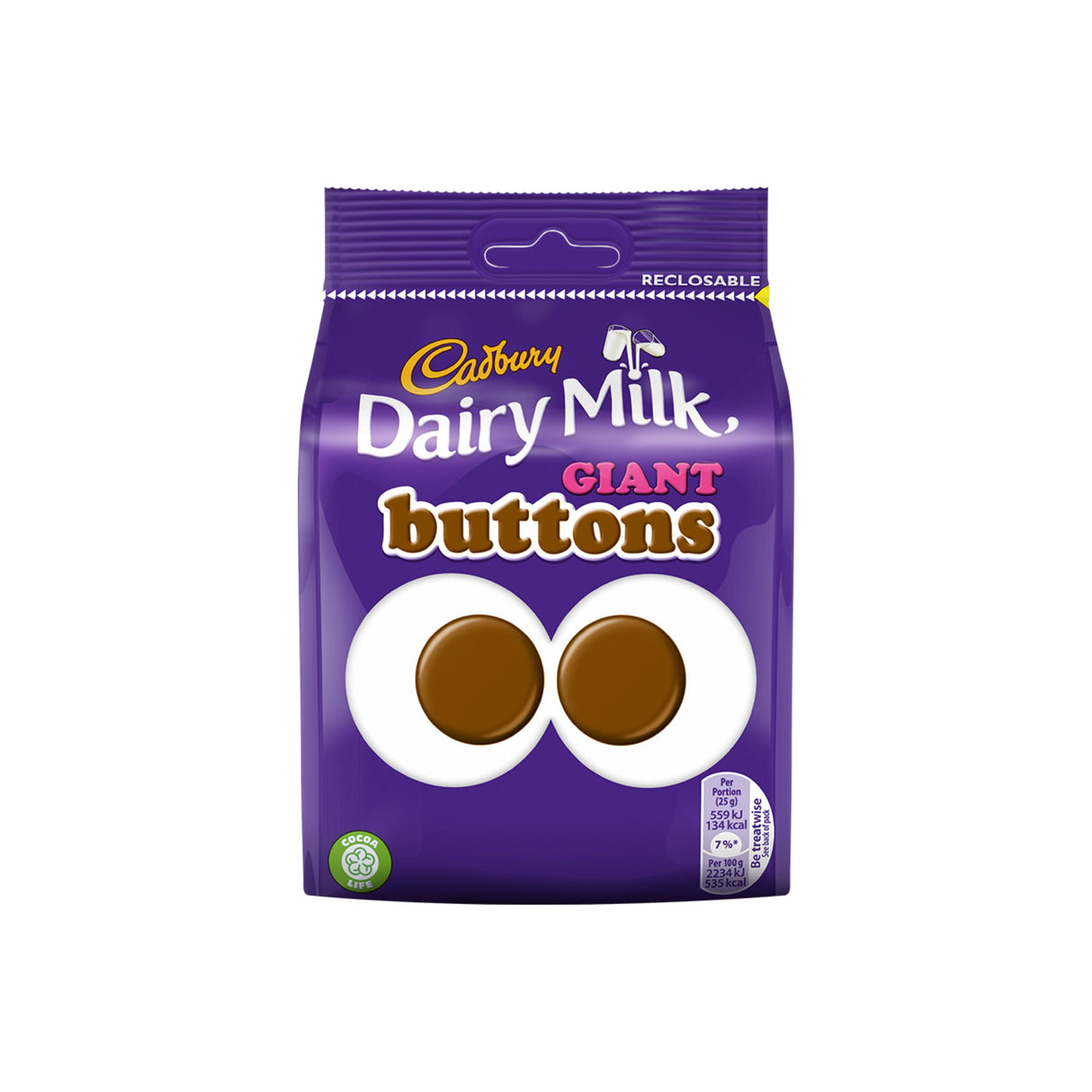 CADBURY DAIRY MILK GIANT BUTTONS