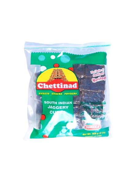 CHETTINAD SOUTH INDIAN JAGGERY CUBES 2LB