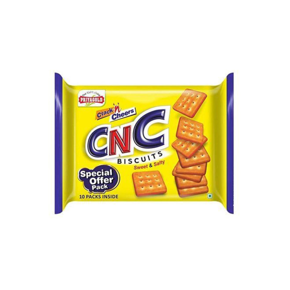 CRACK N CHEERS SWEET & SALTY BISCUITS PACK OF 10