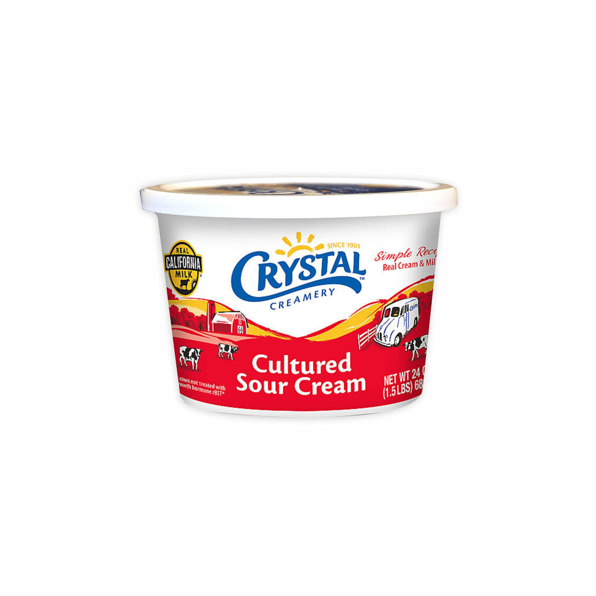 CRYSTAL CULTURED SOUR CREAM