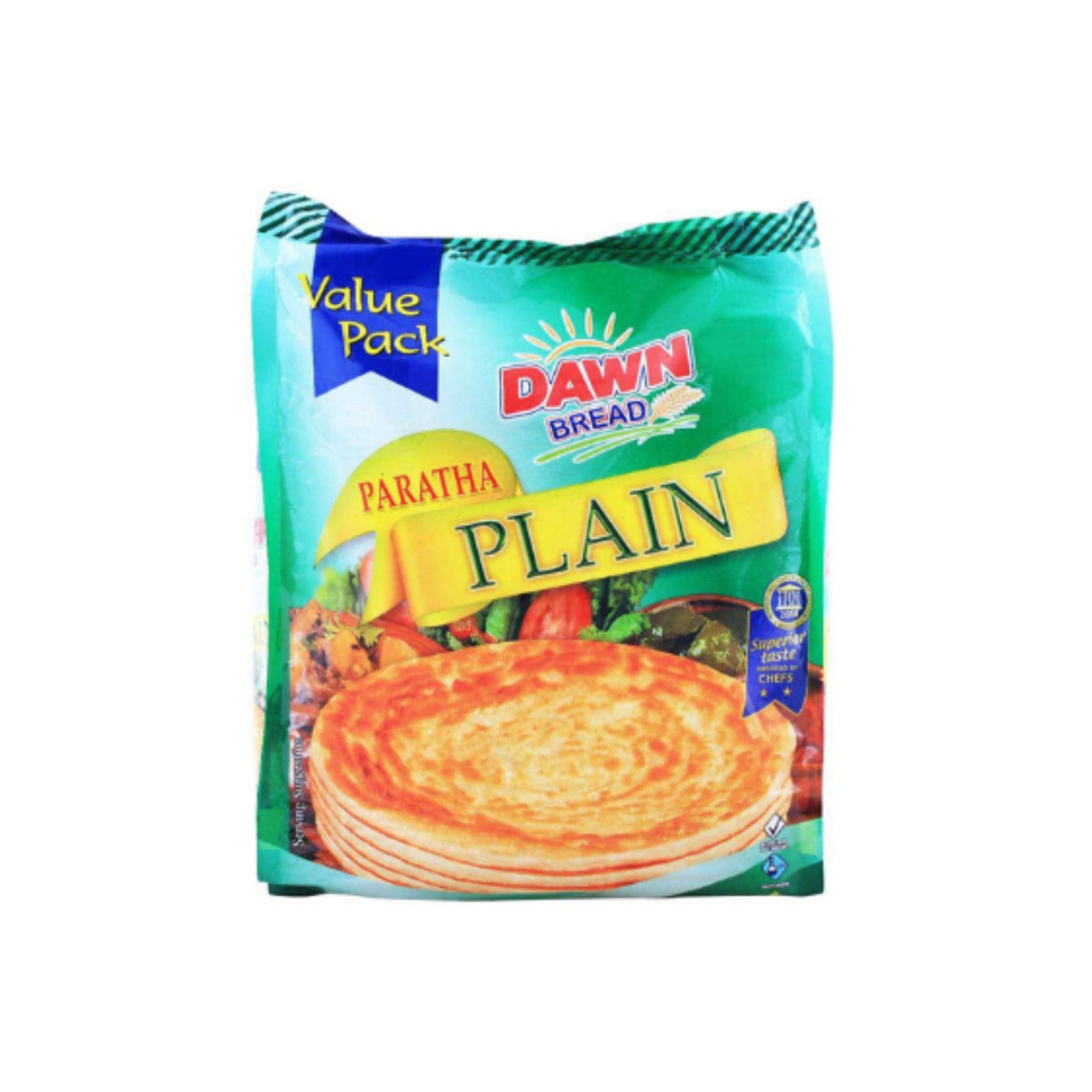 DAWN BREAD PLAIN PARATHA 30PCS