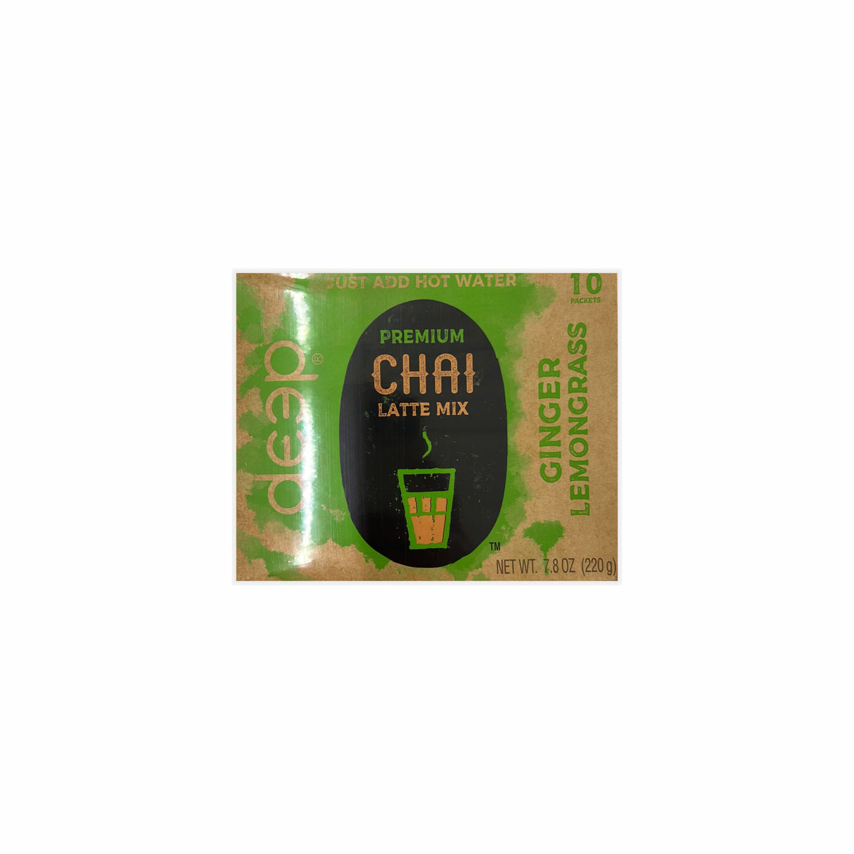 DEEP CHAI LATTE MIX GINGER LEMONGRASS 10 SACHET