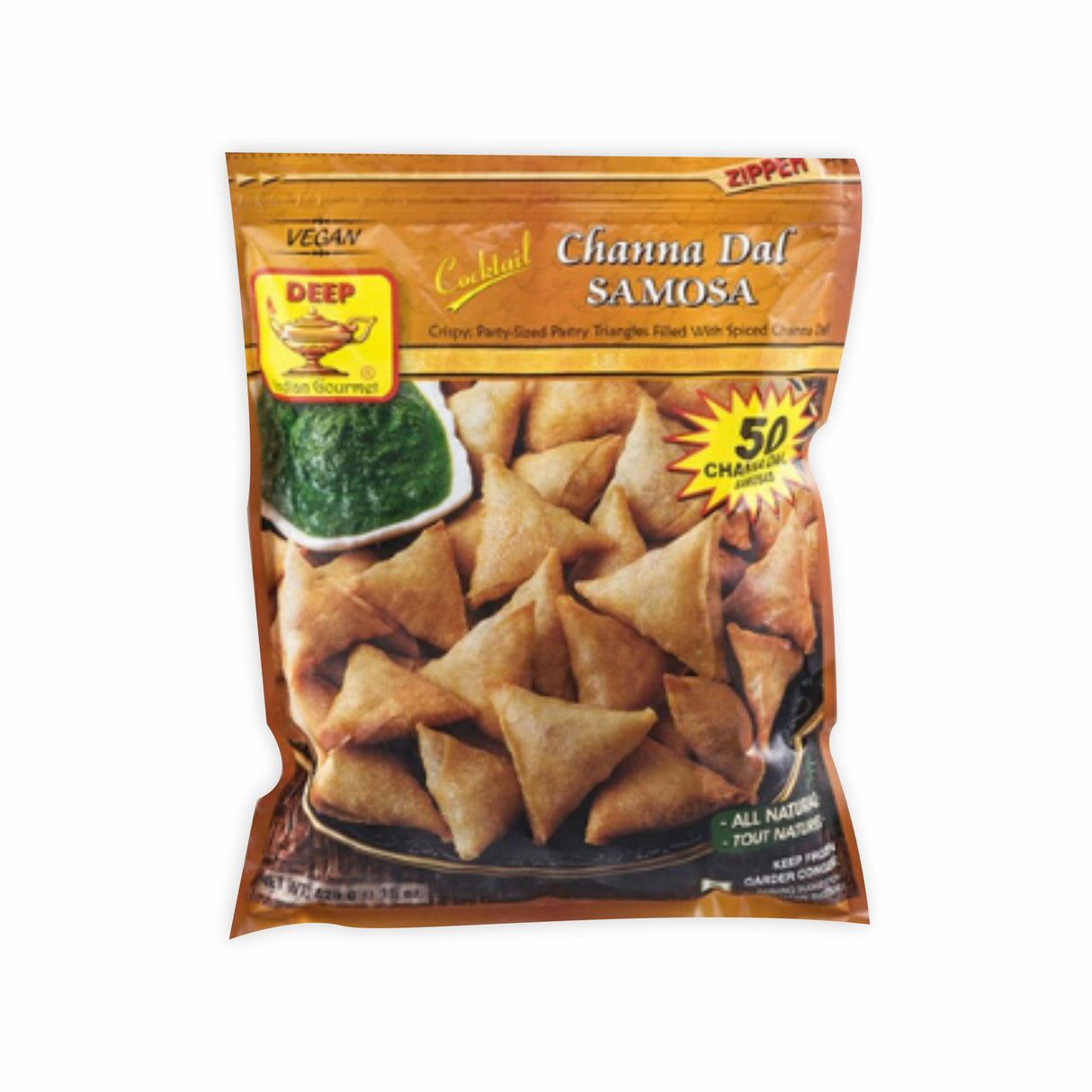 DEEP COCKTAIL SAMOSAS CHANA DAL 50PCS