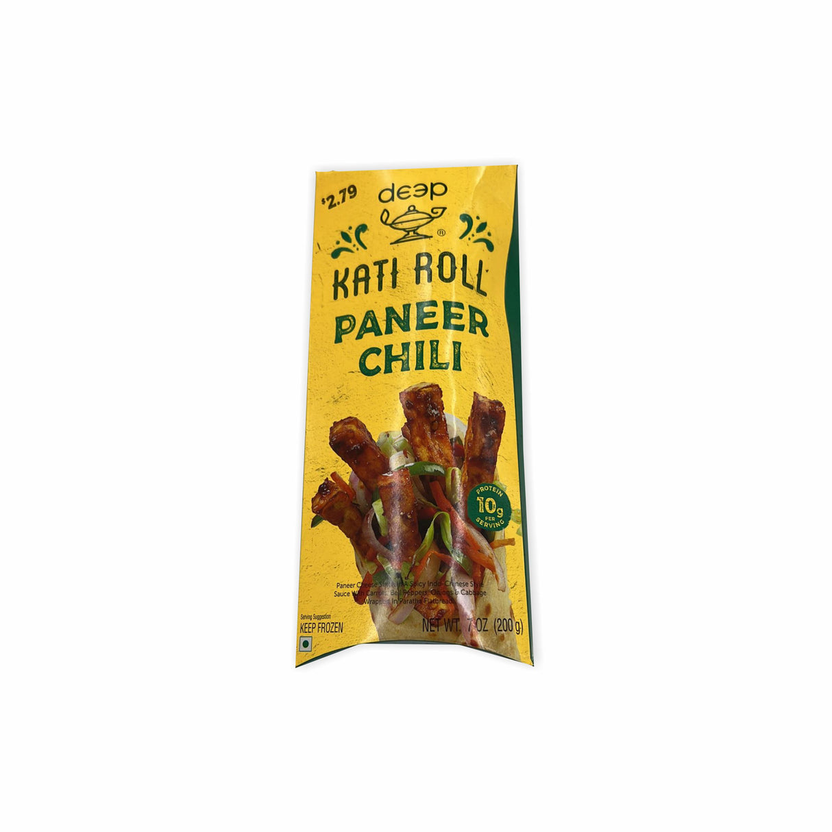 DEEP KATHI ROLL PANEER CHILI