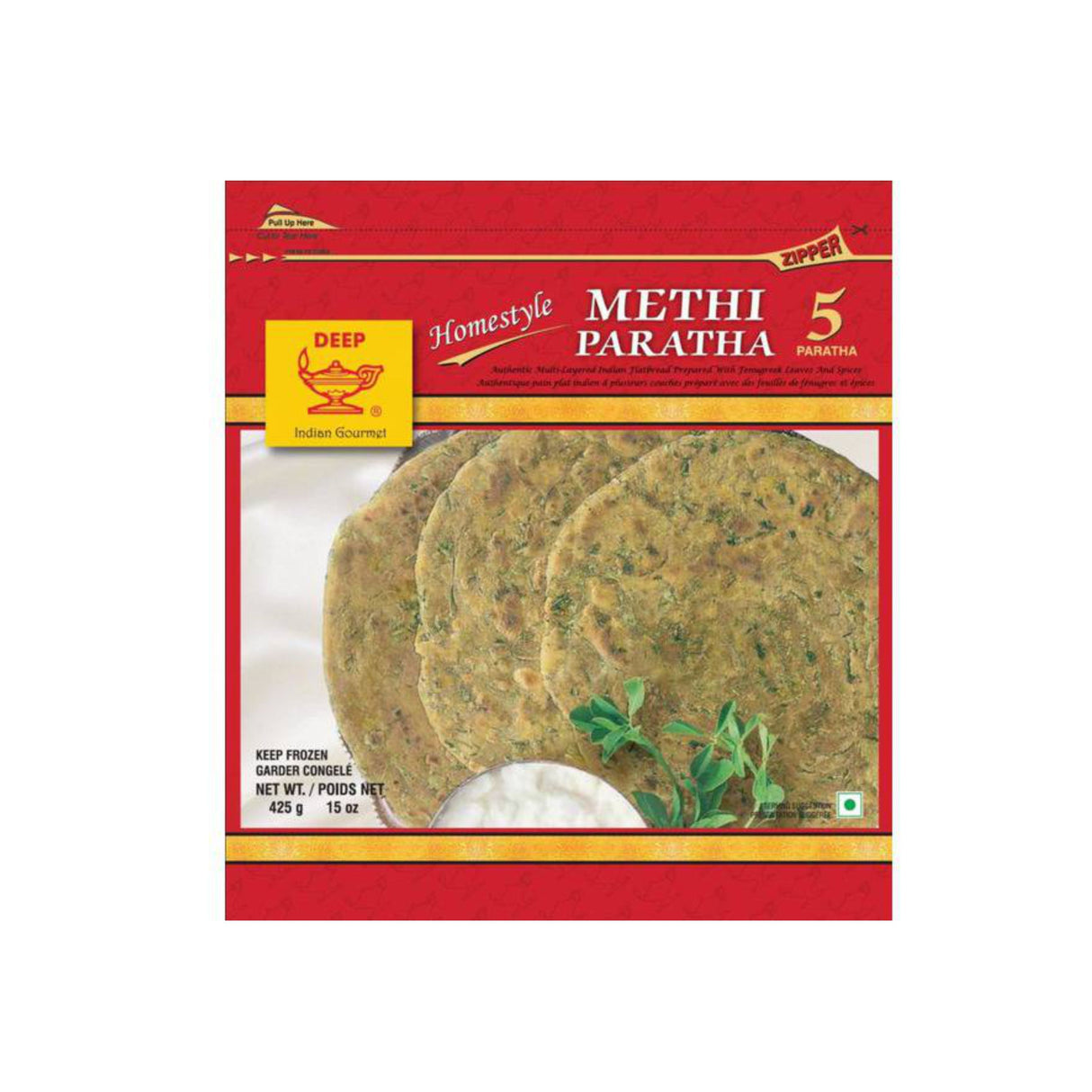 DEEP METHI PARATHA - 5 PCS