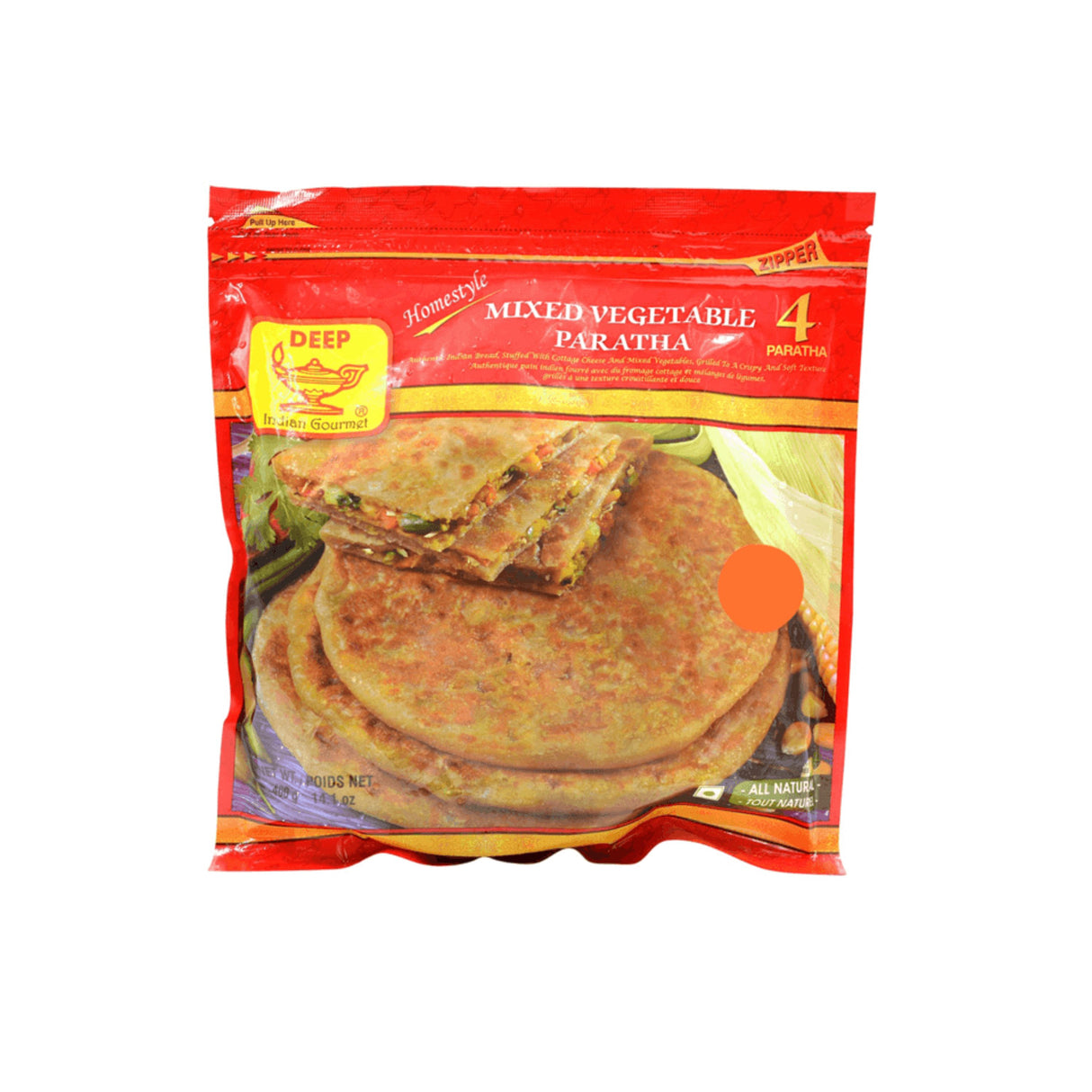 DEEP MIXED VEGETABLE PARATHA