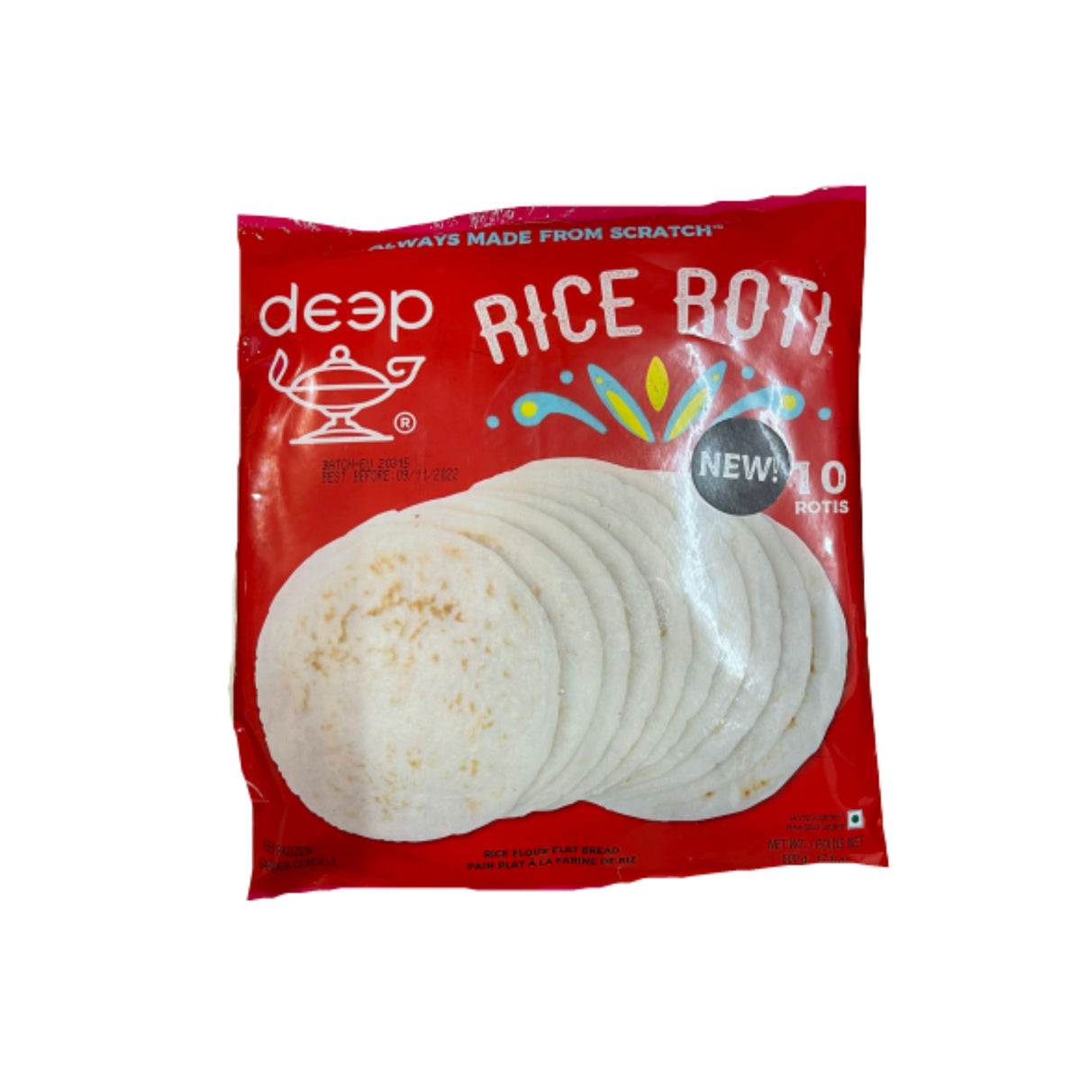 Deep Rice Roti Ingredients DEEP RICE ROTI - 10PCS – New Indian Supermarket, Tracy