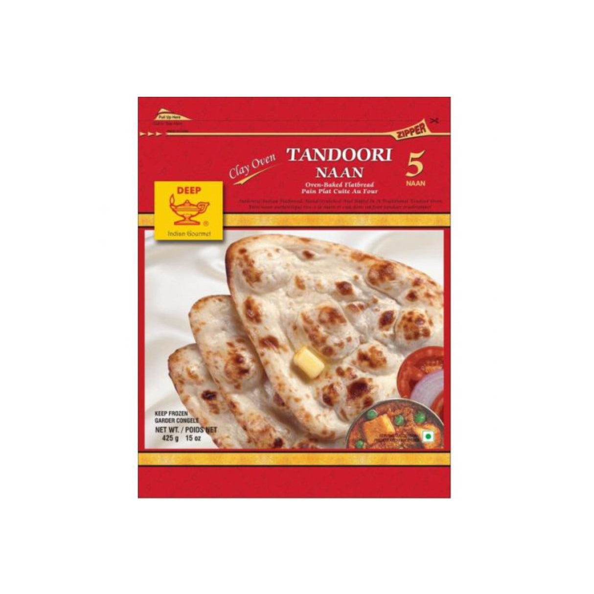 DEEP TANDOORI NAAN -5PCS