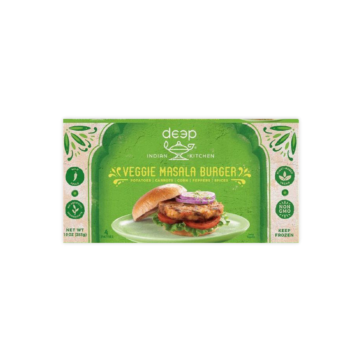 DEEP VEGGIE MASALA BURGER 4 PATTIES