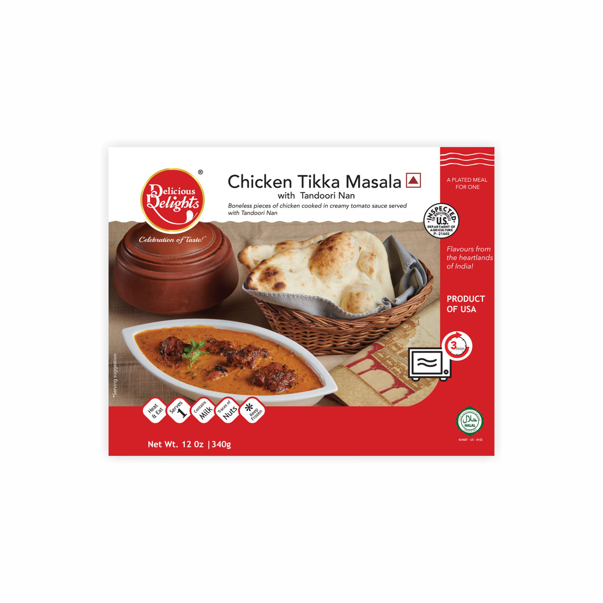 DELICIOUS DELIGHT CHICKEN TIKKA MASALA